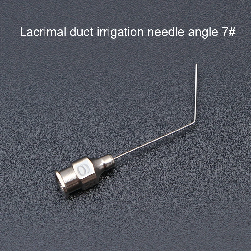Ophthalmic instruments stainless steel lacrimal duct irrigation needle arc angle straight dental surgery irrigation needle ophthalmic surgical instruments pet grooming smock disposable injection pen needle microsurgery suture needle