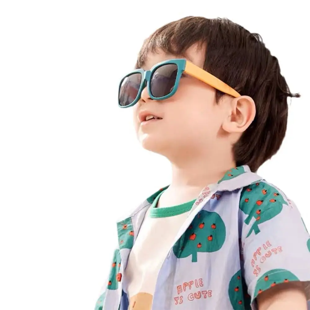 Square Frame Kids Sunglasses Fashion UV 400 Outdoor Foldable Sunglasses Children Eyewear for Toddler Boys and Girls 2
