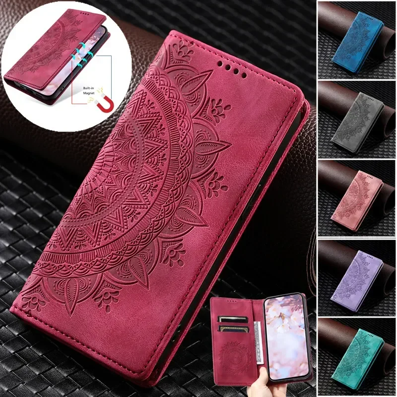 Magnetic Flip Leather Wallet Card Phone Case Cover