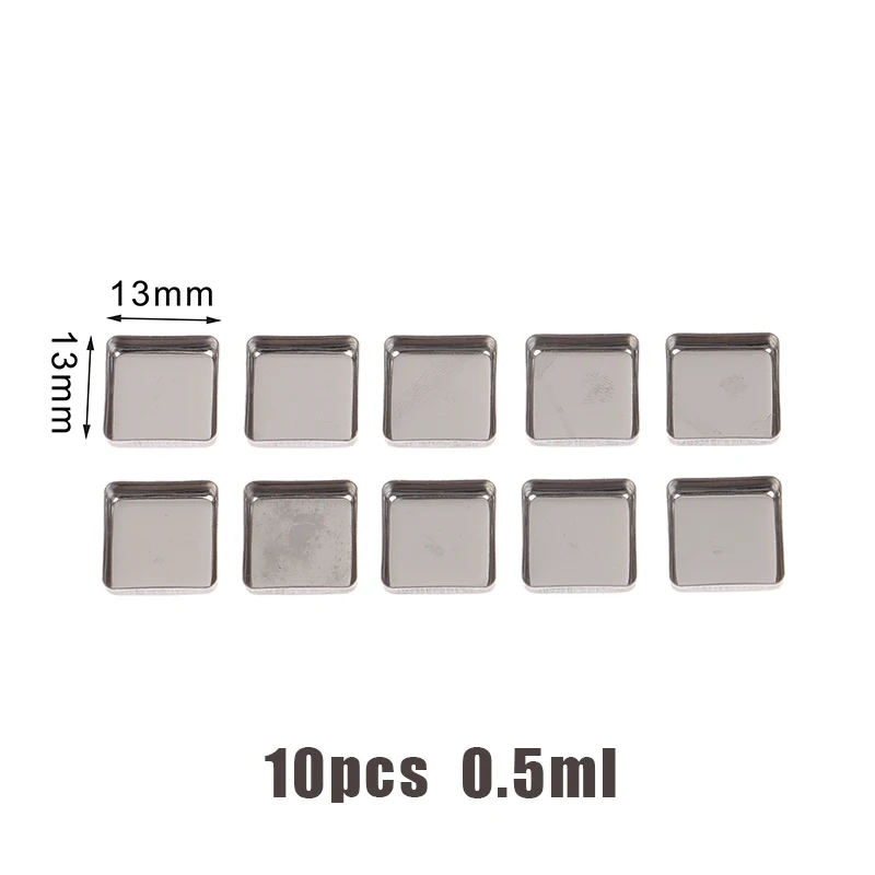 Scatola per acquerelli in alluminio da 0,5 ml/1 ml/2 ml, ideale per i viaggi, tavolozza professionale, set di colori magnetici_voghion.com