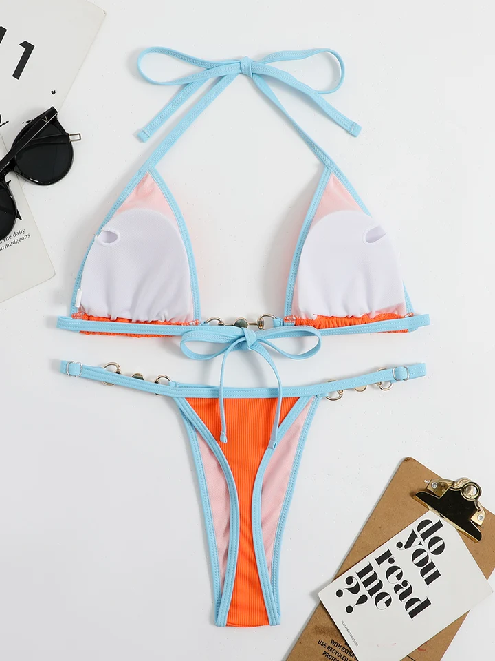 ORANDESIGNE Costume da Bagno Donna Imbottito da Bagno Push Up Bikini