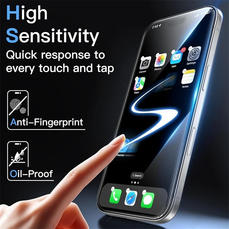 Premium 9H Tempered Glass Screen Protector - HD Explosion-Proof Film