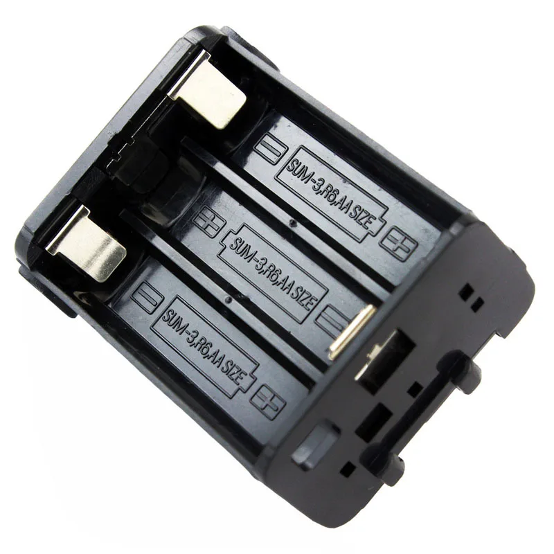 10PCS New BT-8 AAX6 Battery Storage Case for Kenwood TH-28 TH-48 TH-78HT Radio Battery Case Container Box Holder Accessories