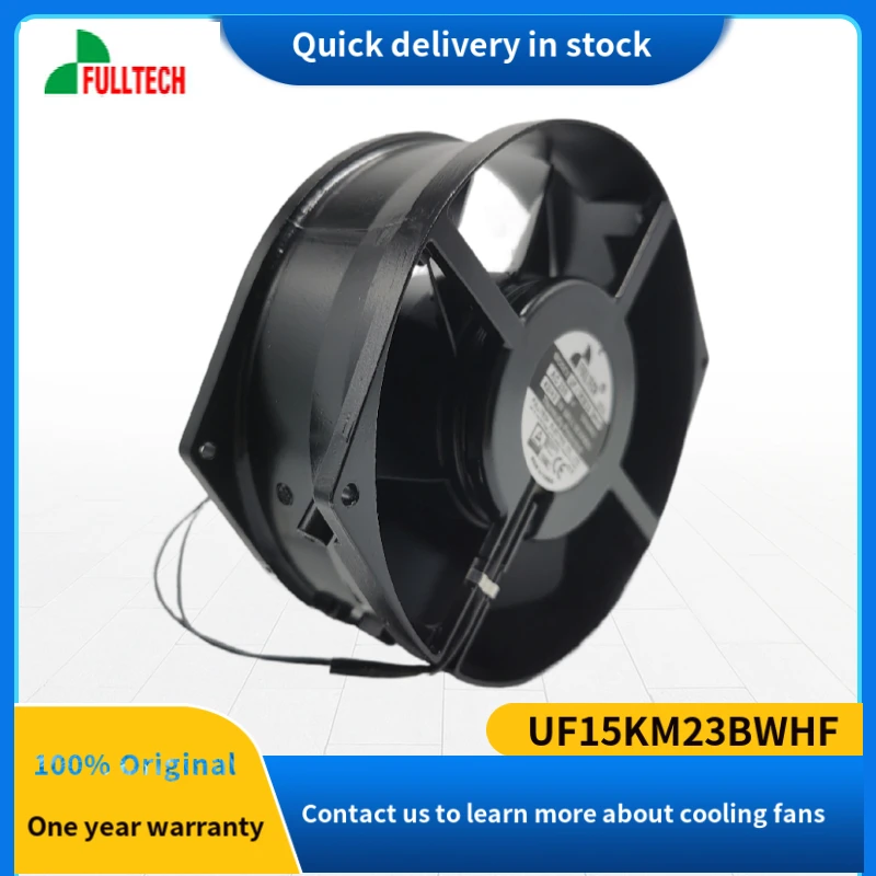 UF-15KM23BWHF AC230V 42/42W 172X150X55MM metal impeller Original FULLTECH cooling fan new original avc dasa0515r2u 4 5cm 12v 0 20a 4 wire 5cm pwm cooling fan