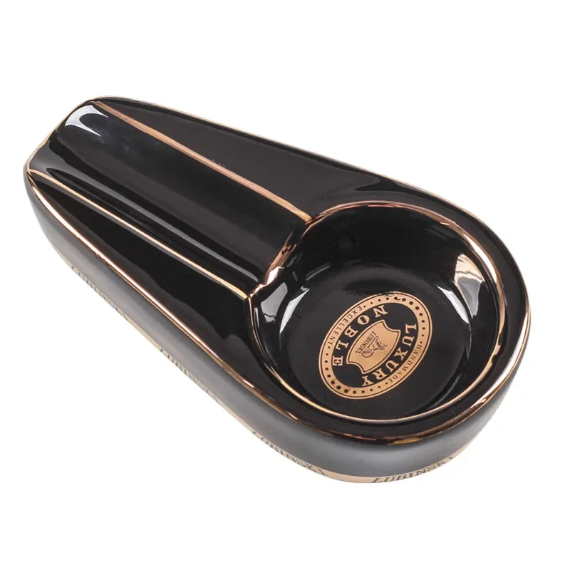 Cigar Ashtray Ceramic Painted Portable Cigar Ashtray Cigar Accessories Smoking Accessories 5