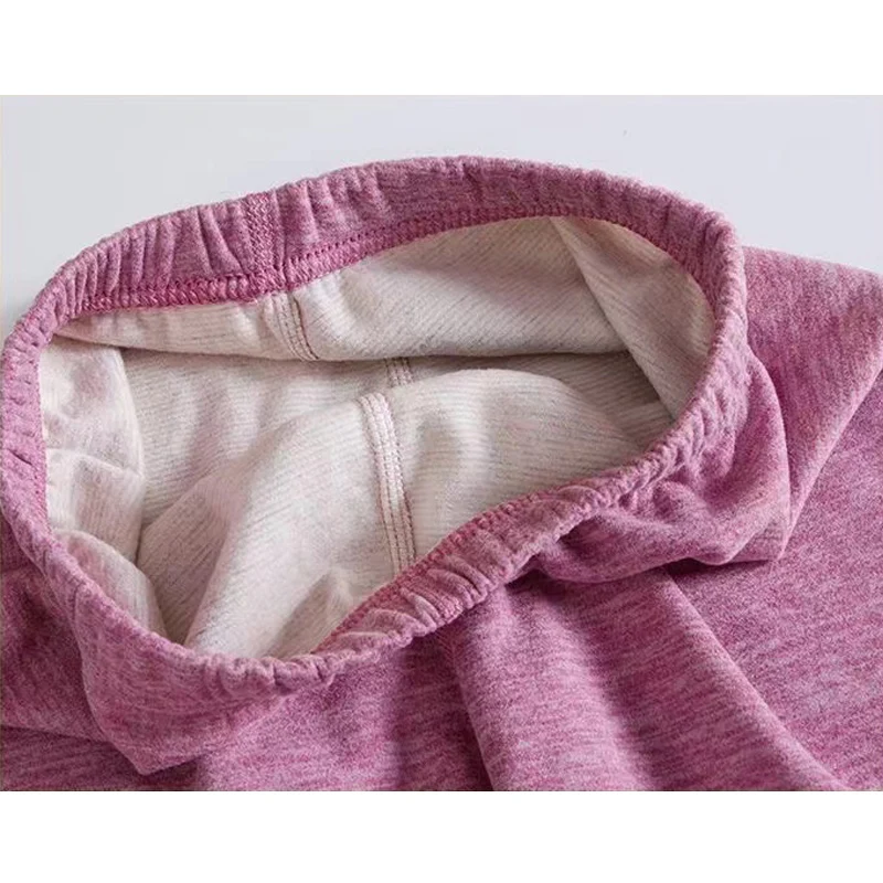 2 Pieces Seamless Velvet Long Johns Women Thermal Underwear Sets 2024 New Winter Warm Fleece Lingerie Elastic Thermo Suits