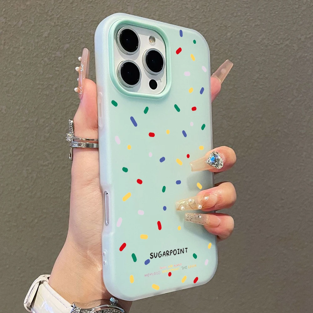 Full Screen Vibrant Small Stripes Shockproof Phone Case