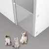 Adjustable Pet Mesh Isolation Net Reinforced Anti-Escape Retractable Pet Gate Multi-purpose Double Lock Safety Barrier for Cat 3