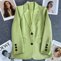 Casual Chic Women's Small Suit Jacket Spring Autumn Hot Sale Of The Season New Style Commute High Street Short Size Office Workw
