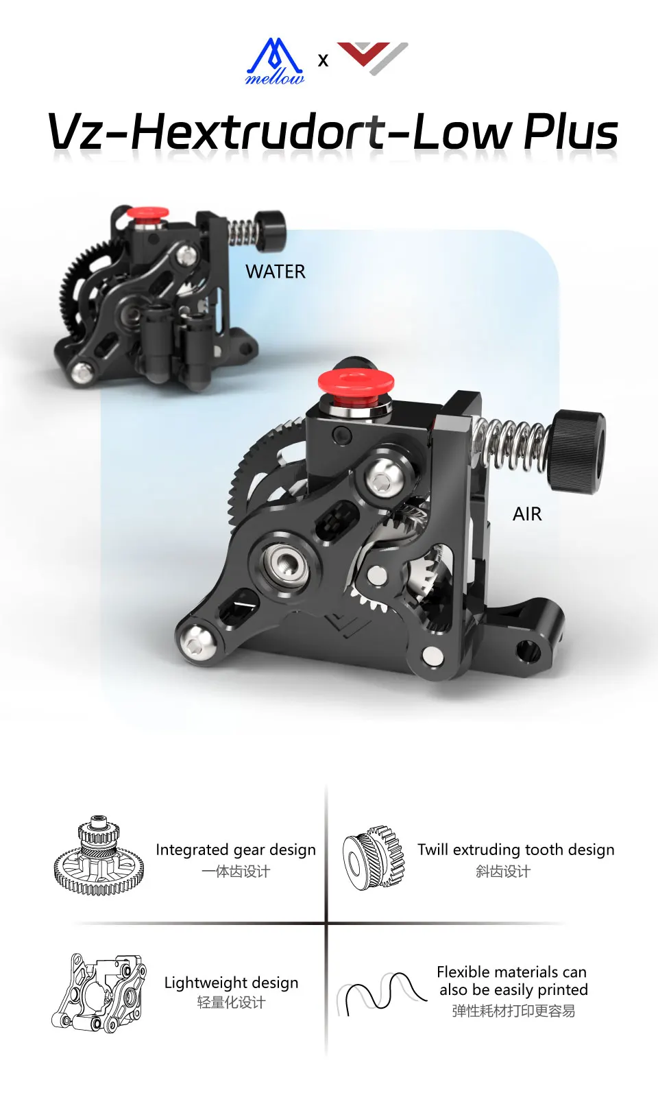 3D, CNC, Vz-Hextrusora, baixa, WC mais, VzBoT