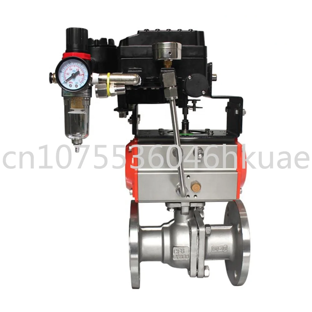 

WenZhou Flanged Stainless Steel Automatic 1 Inch Gas Safety Solenoid Pneumatic Actuated Ball Control Valve