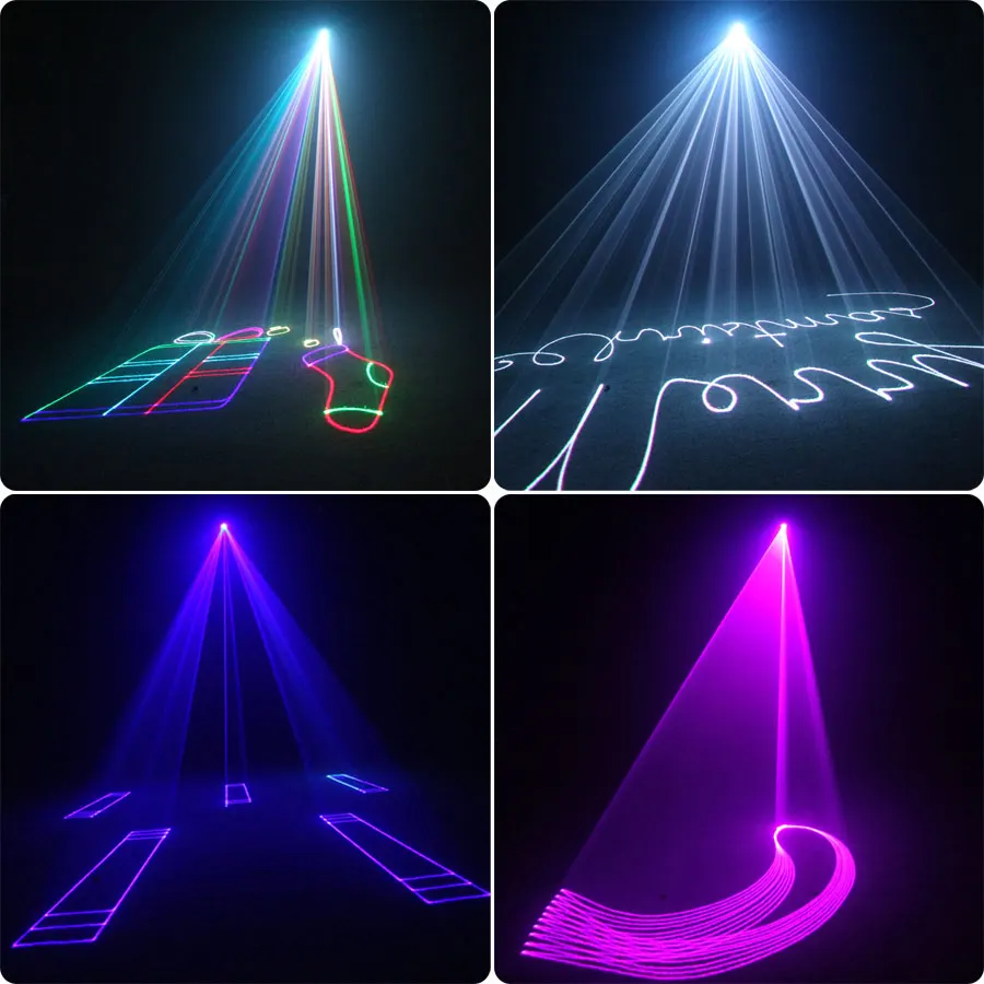 500mW Blue 450nm Stage Laser Light DJ Party Nightclub Disco Lighting Show  DMX