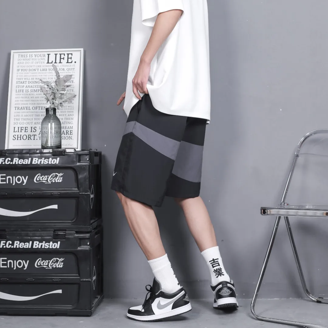 Thin Men's Shorts Hjumping Sports Clothing  Loose Stretch Casual Sportswear  Running Gym Short Men