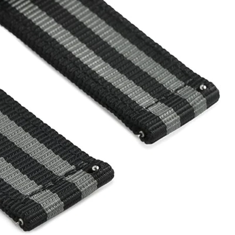 Durable Waterproof Sailcloth Nylon Watch Strap with Quick Release
