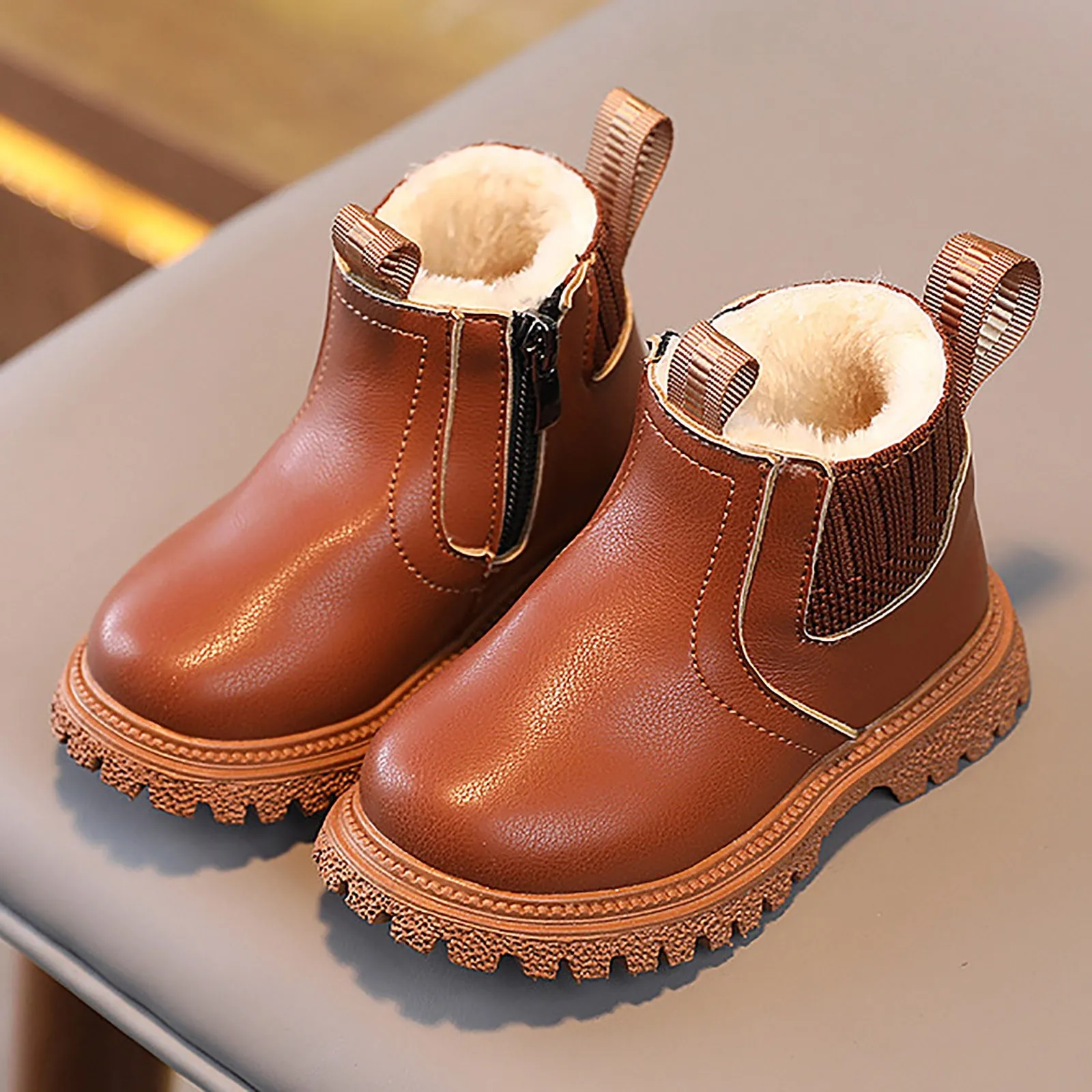 Children Boots Non Slip Breathable Nude Boots For Childrens Autumn Winter Baby Kids Short Boots Super Warm Soft Comfort Boys Girls Shoes