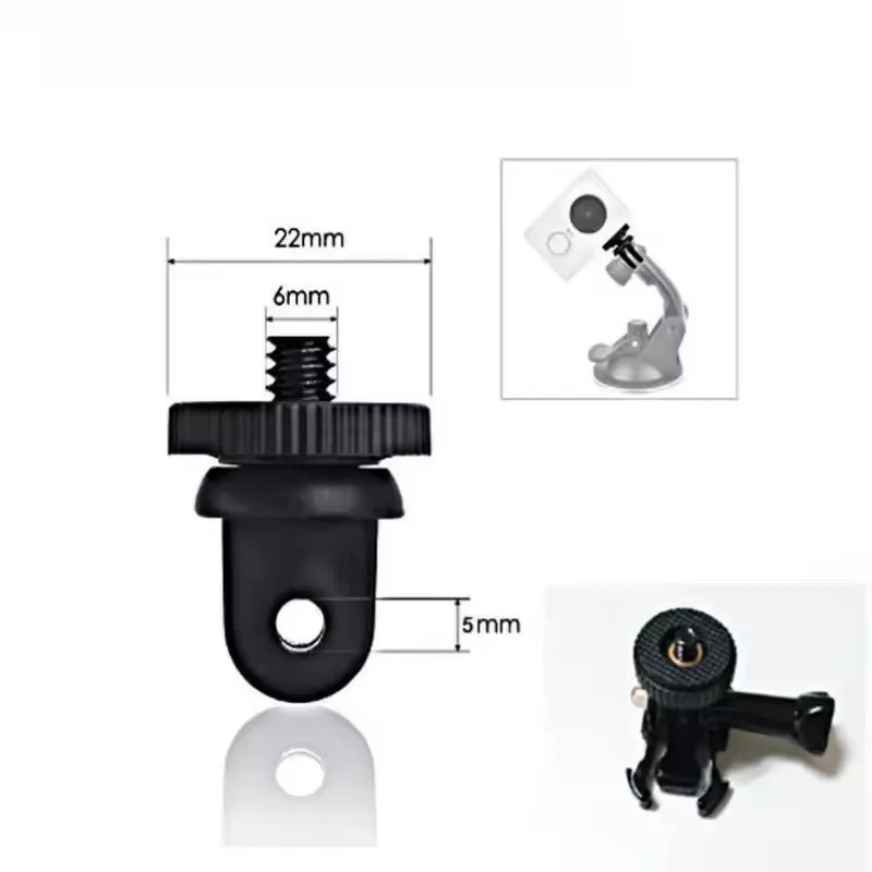 Adaptateur 1/4 pour GoPro Lot 2-4 Pcs Aluminium