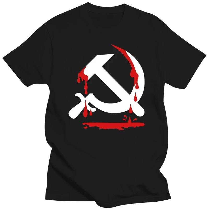 Martello E Falce Cccp Urss Stemma Russia T Shirt Fitness Grandi Dimensioni Estate Stampa Tshirt Uomo Top Lettere Strano