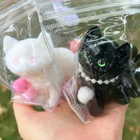 Soft Release Squeeze Cat Toys Cartoon Stress Relief Cat Stress Relief Squeeze Ball TPR Funny Pinching and Decompressing Toy 1