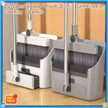 Compact Desktop Broom & Shovel Set 1