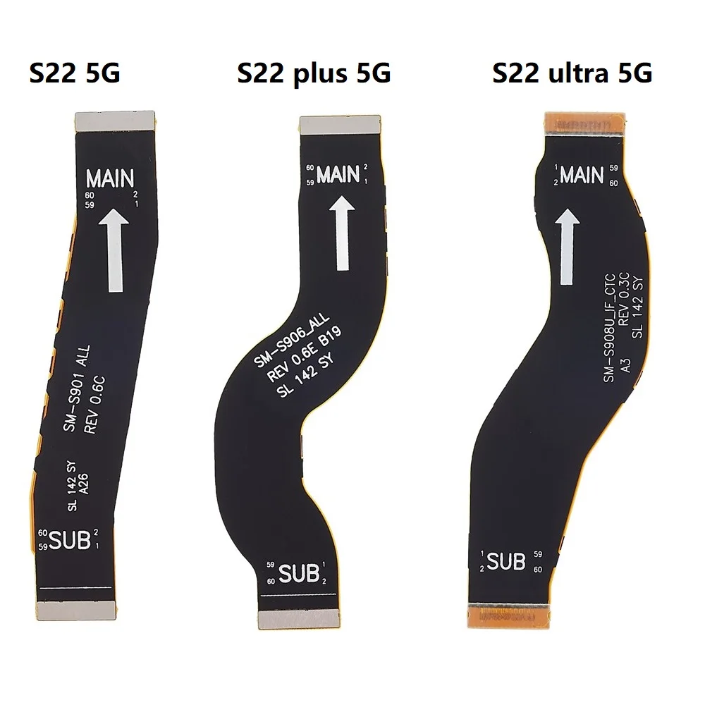 Oem Per Samsung Galaxy S22 5G S901/S22 Plus 5G S906/S22 Ultra 5G S908 Scheda Madre Connettore Dock Porta Di Ricarica Cavo Flessibile