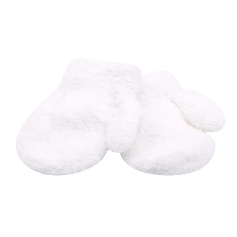 Baby Gloves Winter Baby Boys Girls Solid Color Gloves Warm Full Finger Mittens