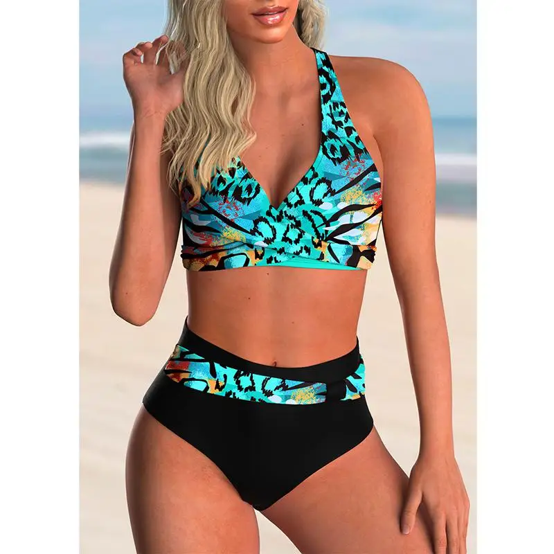 Push-Up Halter Bikini Swimsuit