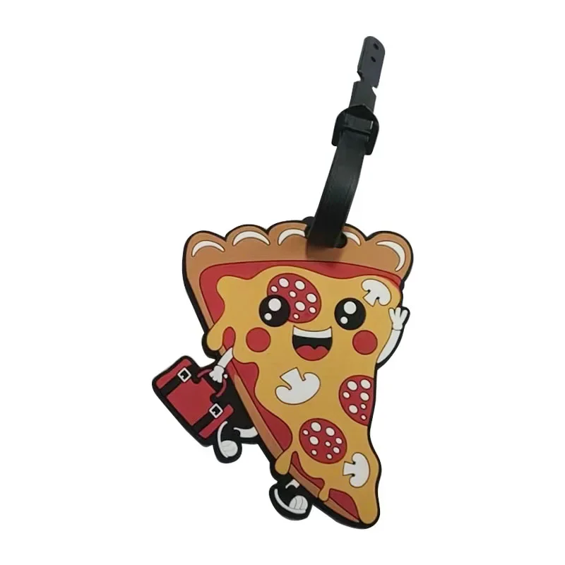 Creative Cartoon Hamburger Koala Luggage Tag and ID Holder