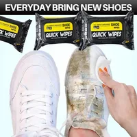 30/12pc Disposable Shoe Wipes Travel Portable Useful Shoe Artifact Cleaning Accessories for Sneaker Scrubbing Quick Remove Dirt 1