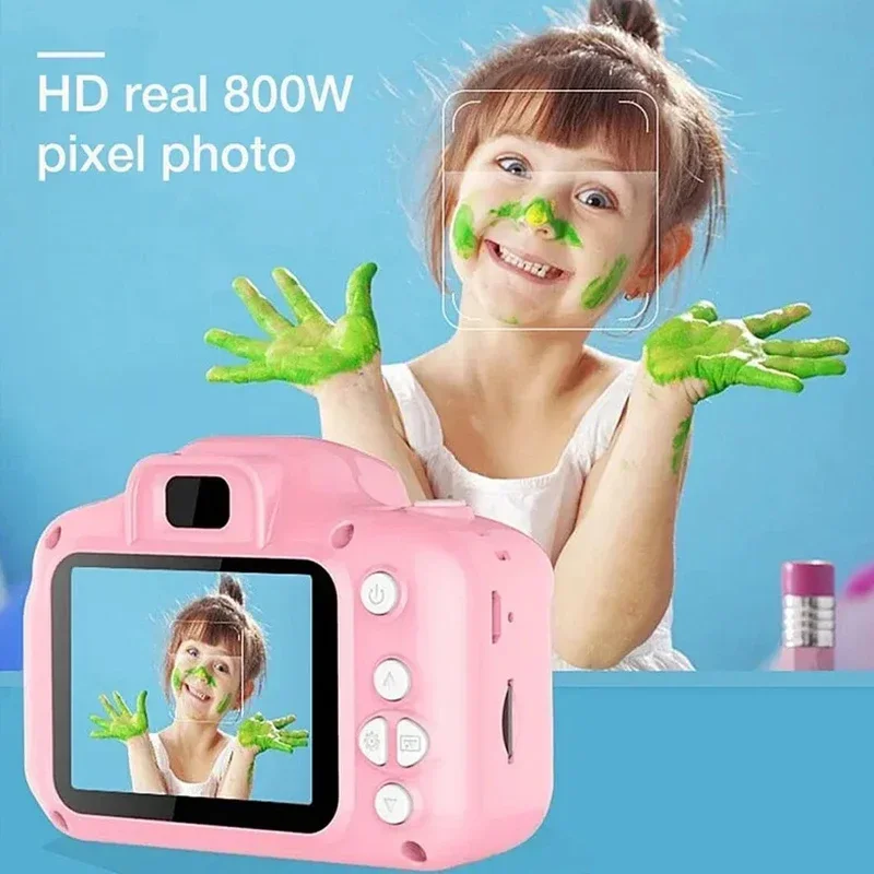 Mini Digital Camera X2 Children Can Take Pictures HD Video Small Camera Photography Kids Toys