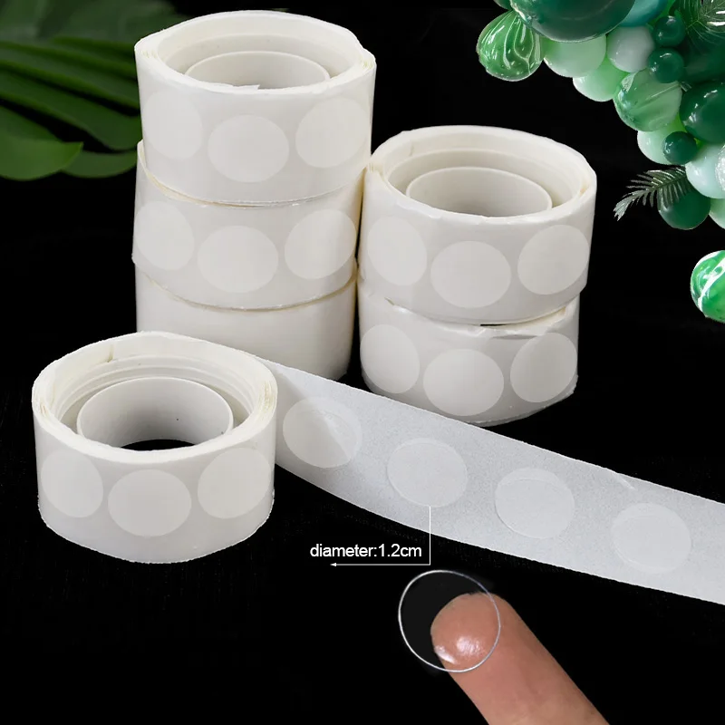 Balloon Glue Dot Double Sided Clear Sticky Adhesive Point Tape Birthday Party Wedding Balloon Stand Arch Accessories Decoration