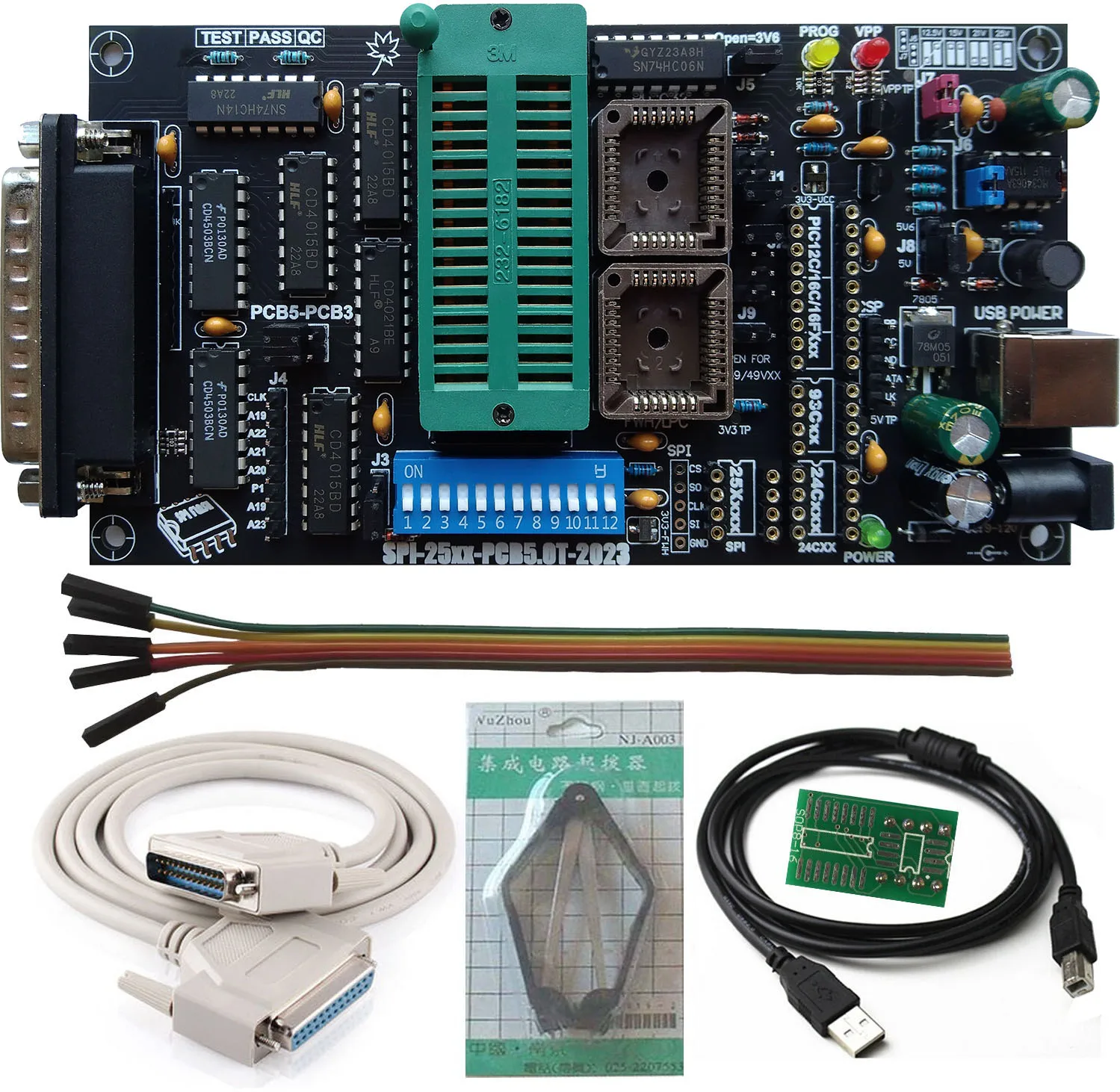 

SPI 25xx PCB5.0T 2023 Motherboard B-I-O-S Programmer Multi-functional General EPROM Recorder