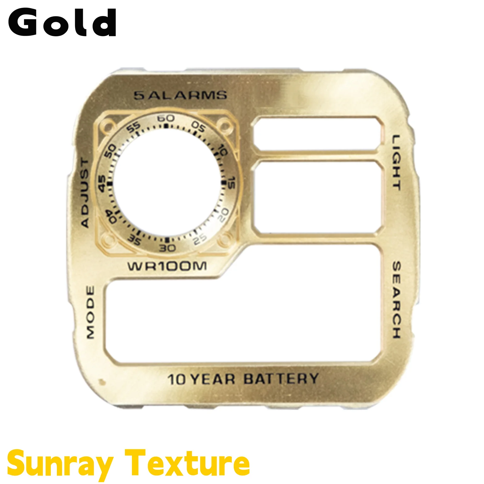 Sunray Texture Watch Dial - Premium Metal Faceplate