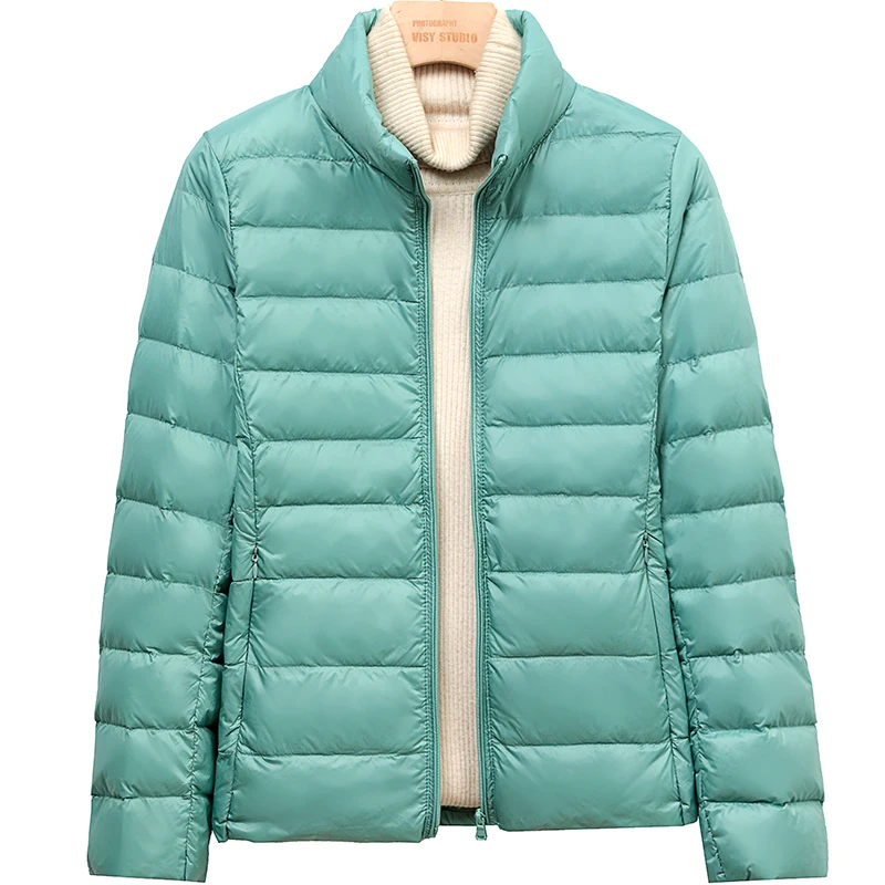 Women Spring Jacket Fashion Short Ultra Lightweight Packable