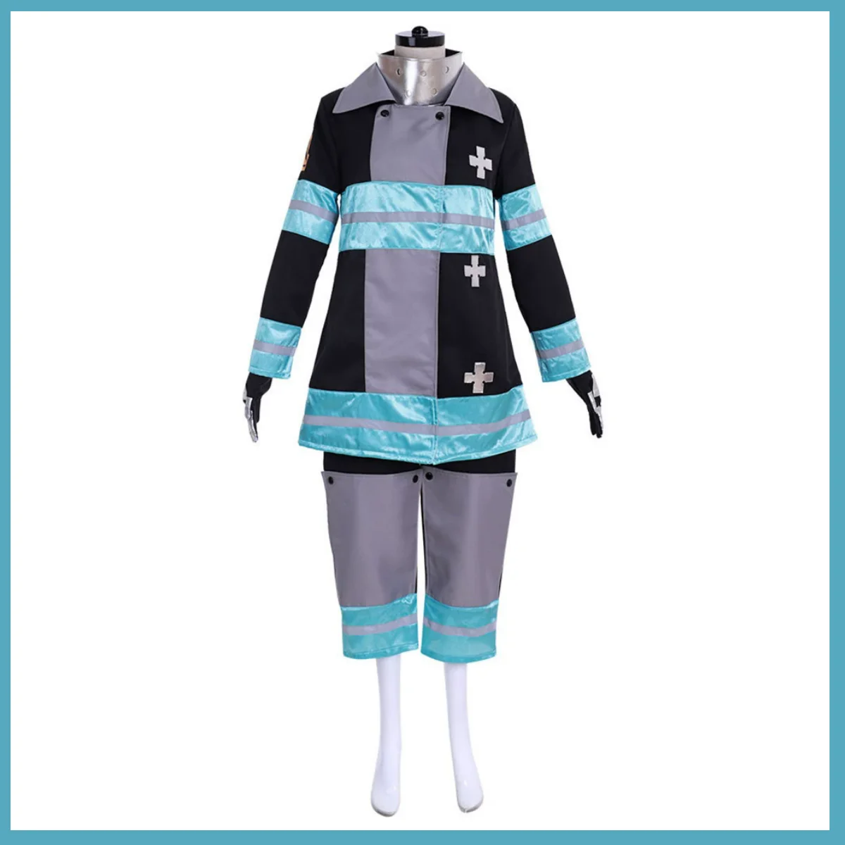 Fire Force Firefighter Uniform Cosplay Costume