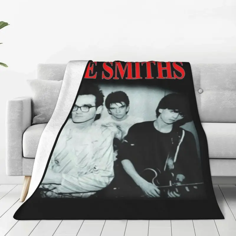 

The Smiths Morrissey Punk Rock Blanket Warm Fleece Soft Flannel Throw Blankets for Bedroom Couch Home Spring