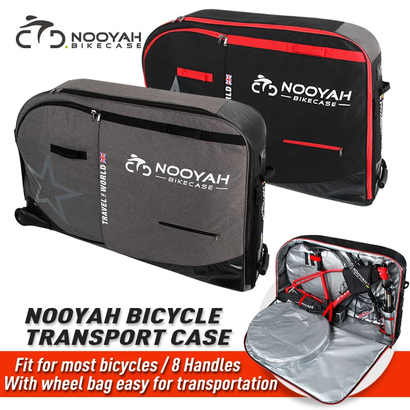 NOOYAH Bicycle Transport Case Travel Bike Bag Mtb & Road Bike