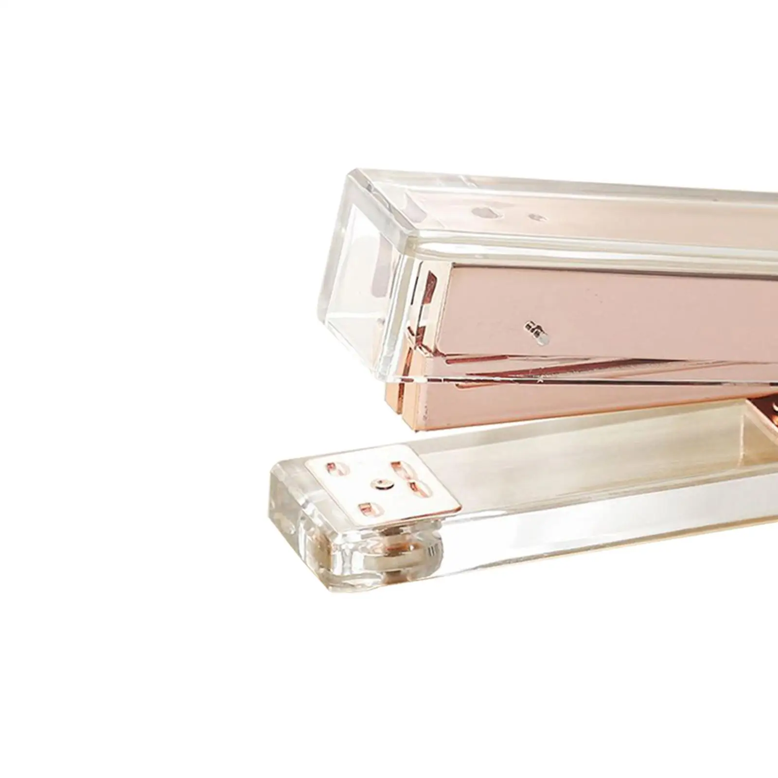 Clear Stapler Gift Stationery Acrylic Standard Stapler for Home School Office Student Teacher