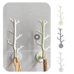 1Pc Nordic Japanese Branch Hook Wall Decor Key Holder Organier Storage Sticky Hooks Home Accessories Coat Rack Hanger Wall Hook