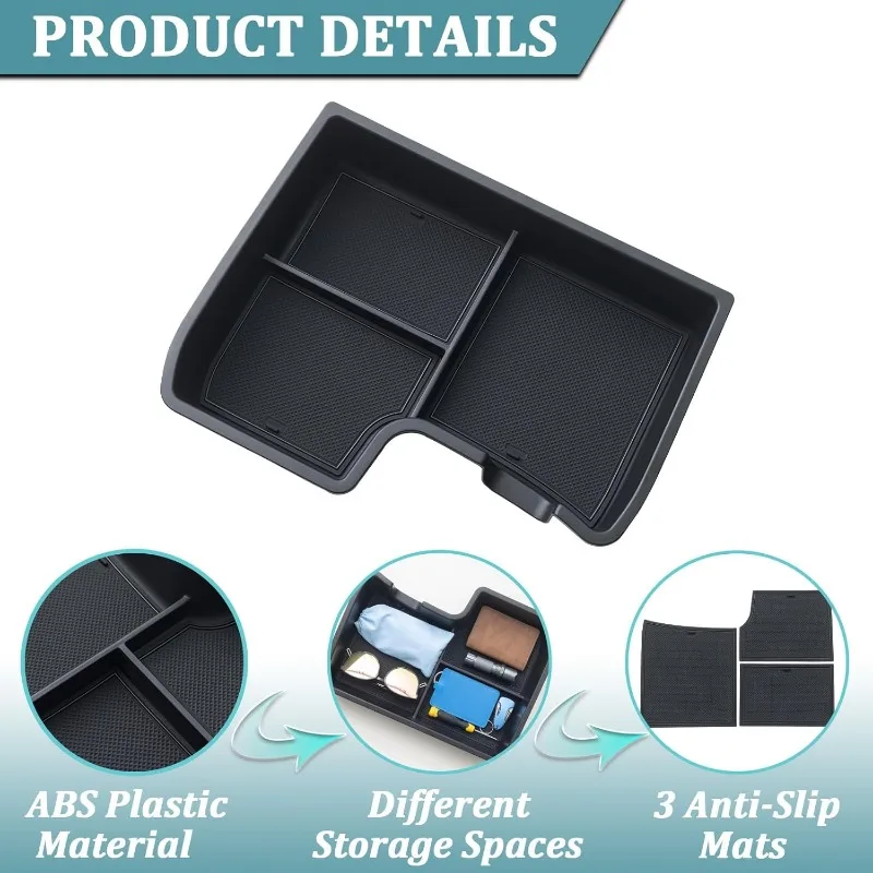 Center Console Organizer For Toyota Sienna 2021-2025