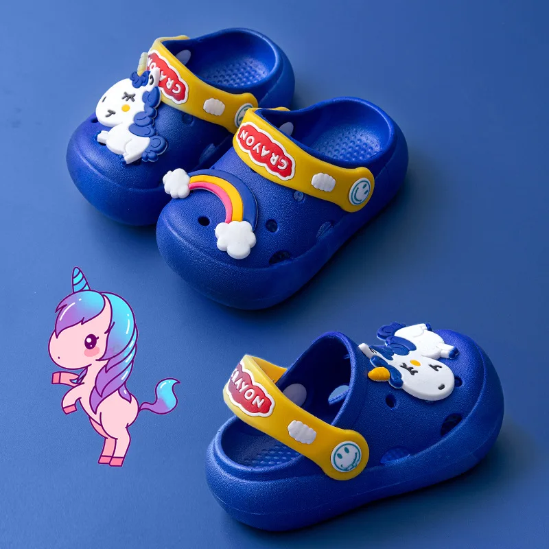 2021 New Fashion Children Garden Shoes Boys and Girls Cartoon Sandal Summer Slippers High Quality Kids Garden Baby Sandals extra wide fit children's shoes Children's Shoes