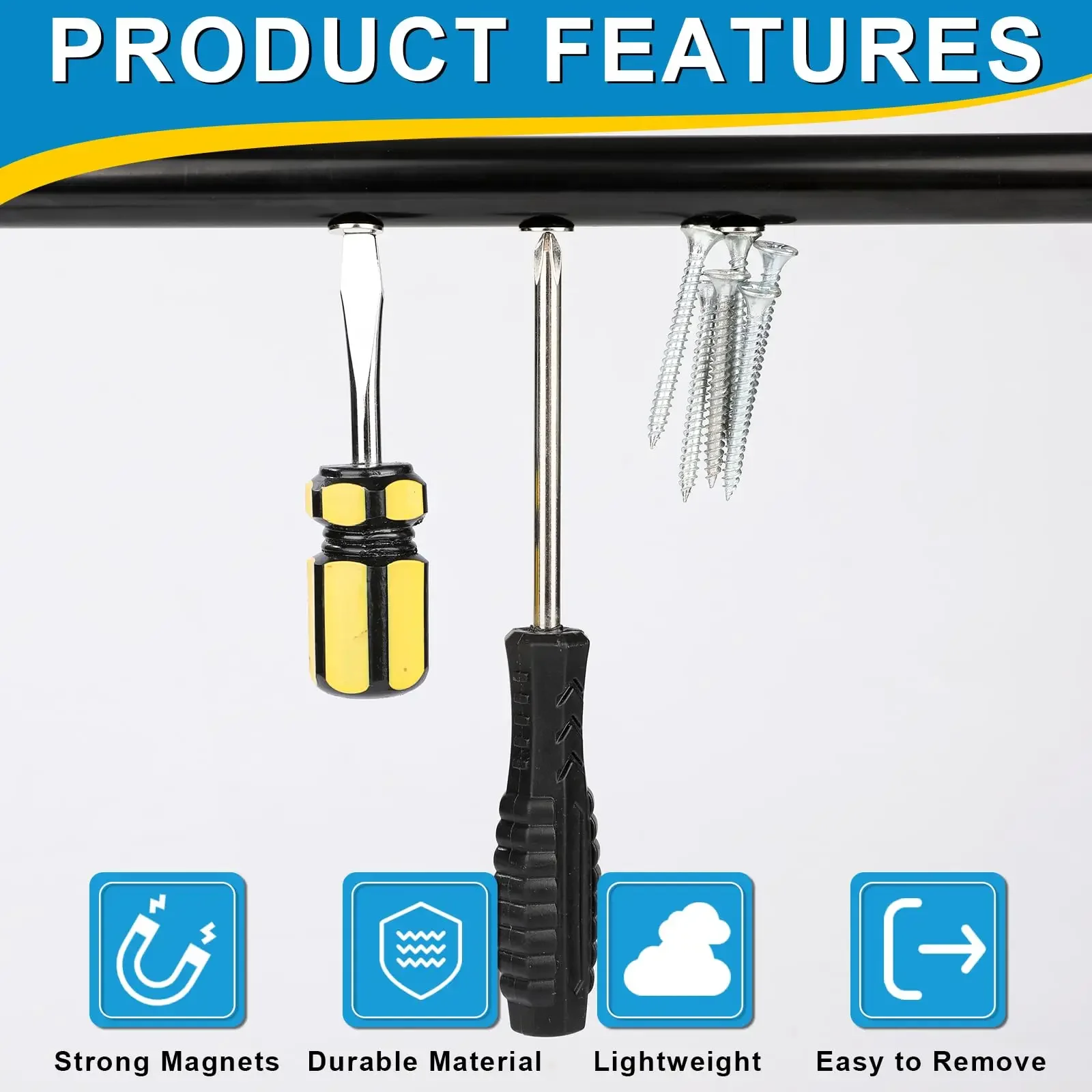 Description Picture 4 of itemSuper Strong Neodymium Disc Magnets Powerful Rare Earth Magnets for Fridge, DIY, Building, Scientific, Craft, and Office Magnets