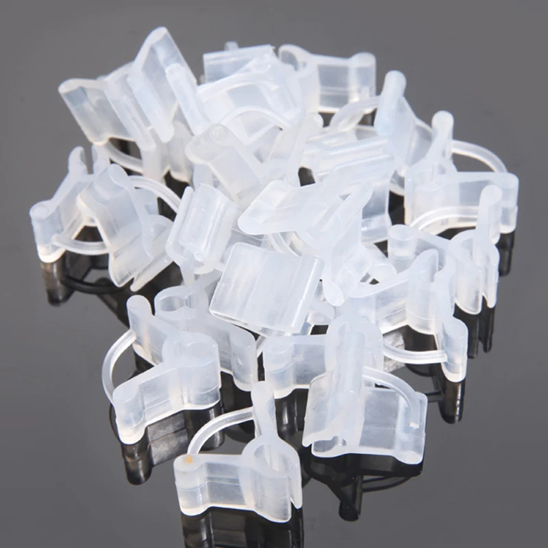 

50Pcs/Pack Plastic Grafting Clips Plants Support Seeding Grafting Clip Tool for Home Garden Vegetable Flower Vine Support