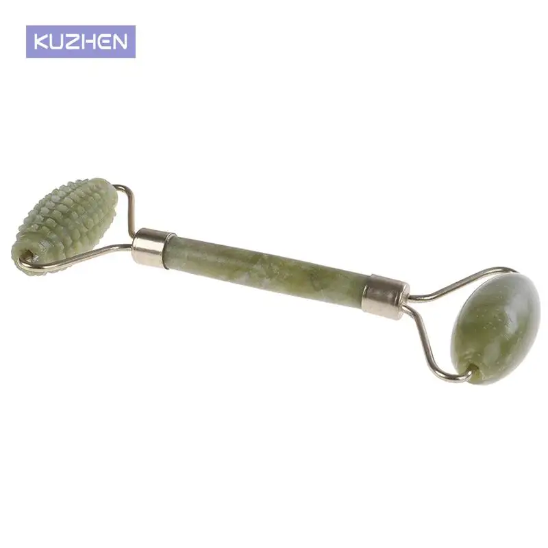 

Drop Shipping Natural Facial Beauty Massager Face Lift Tools artificial Jade Roller Face Thin Massageador Face Skin Care Tools