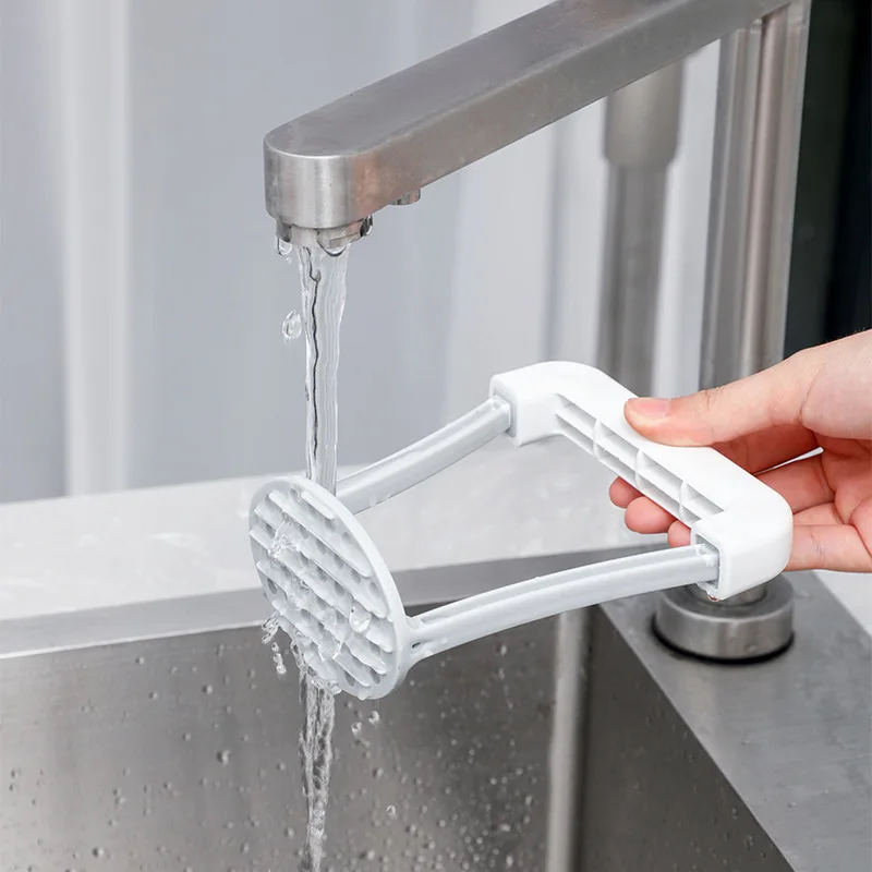 1PCS Manual Potato Masher Plastic Pressed Potato Smasher Portable Kitchen Tool For Babies Food Fruit Baking Kitchen Acceesories Potato Masher