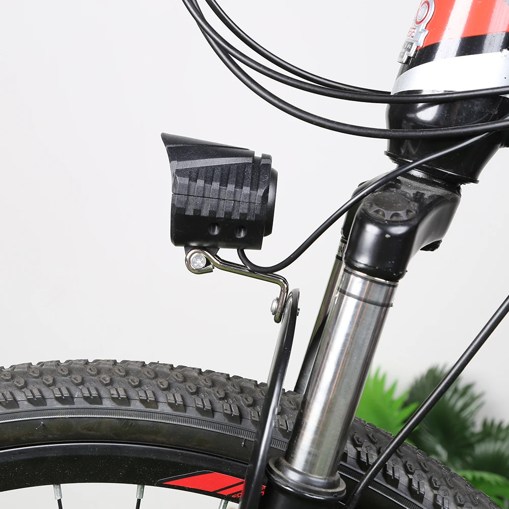 Electric Scooter Accessories Electric Bike Accessories Electric Bike Lights 36V 48V 60V Electric Bike Headlight Horn 18W 9 LED Electric Scooter LED Front Light Waterproof Motorcycle E-Bike Flashlight