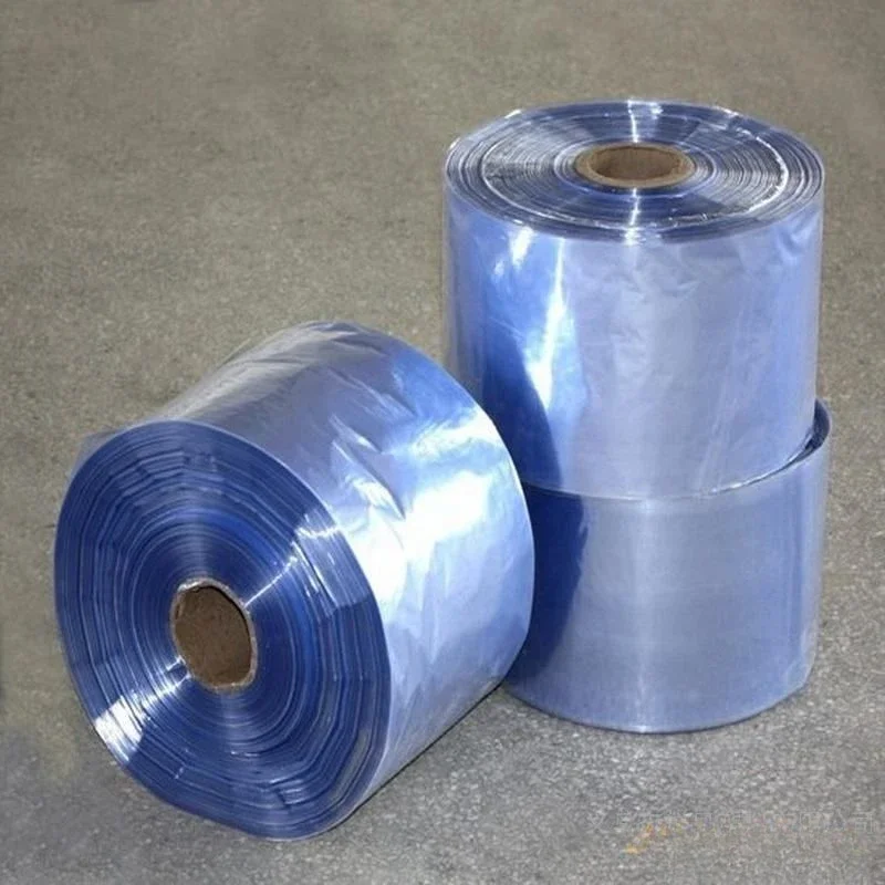 3-90cm Width Roll PVC Heat Shrink Bag  Double Layer Package Shrinkable  Membrane  Freedom Cutting Plastic Sealing Tube Film 2