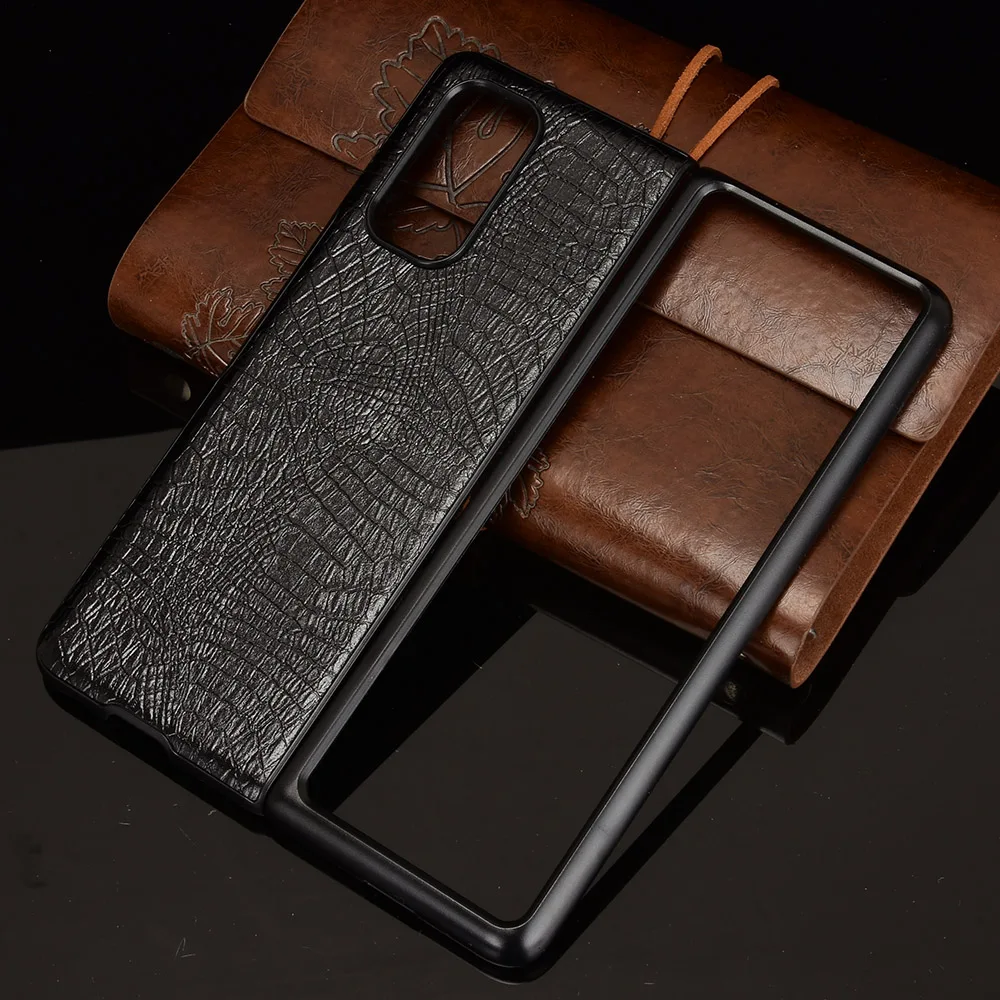 Per Xiaomi Mi Mix Fold Case Classic Crocodile Pattern Skin Pu Leather Pc Hard Back Protection Cover Per Telefono Fundas