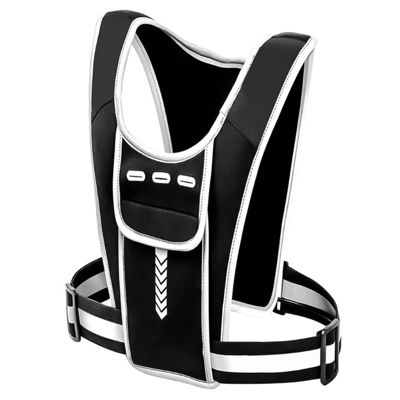 

11UE Беговой жилет с держателем для телефона Светоотражающий жилет с карманом для телефона и отверстием для наушников