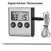 Digital BBQ Thermometer Probe Temperature Cooking Oven Meter Grill Timer Function New Meat Kitchen Food Stainless Steel 2