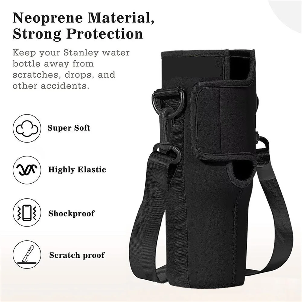 Insulated Water Bottle Carrier Bag For Stanley H2.0 - Durable